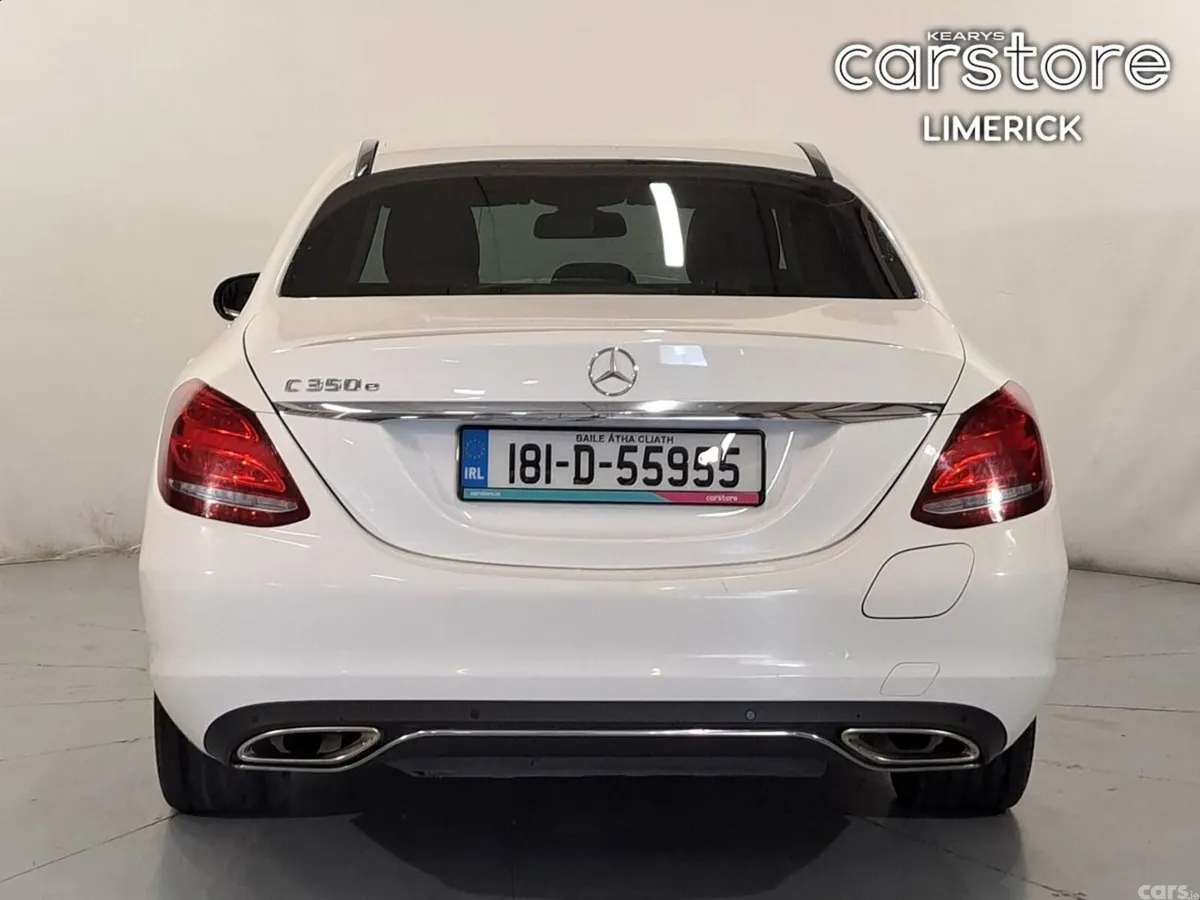 Mercedes-Benz C-Class Saloon, Petrol Plug-in Hybrid, 2018, White