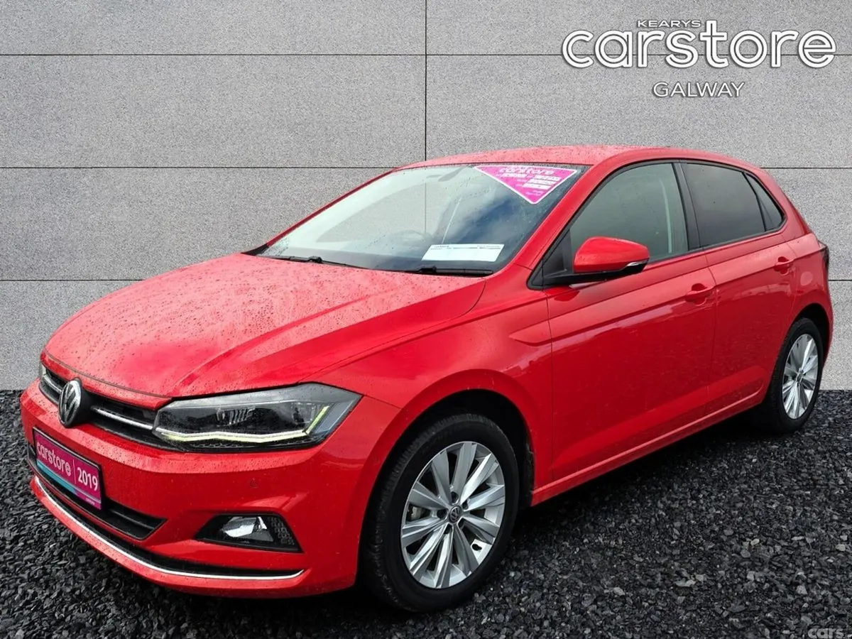 Volkswagen Polo Hatchback, Petrol, 2019, Red