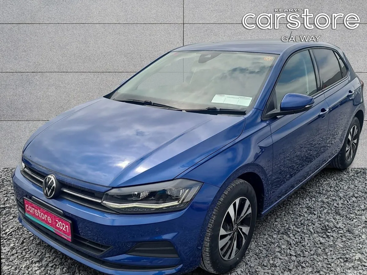 Volkswagen Polo Hatchback, Petrol, 2021, Blue
