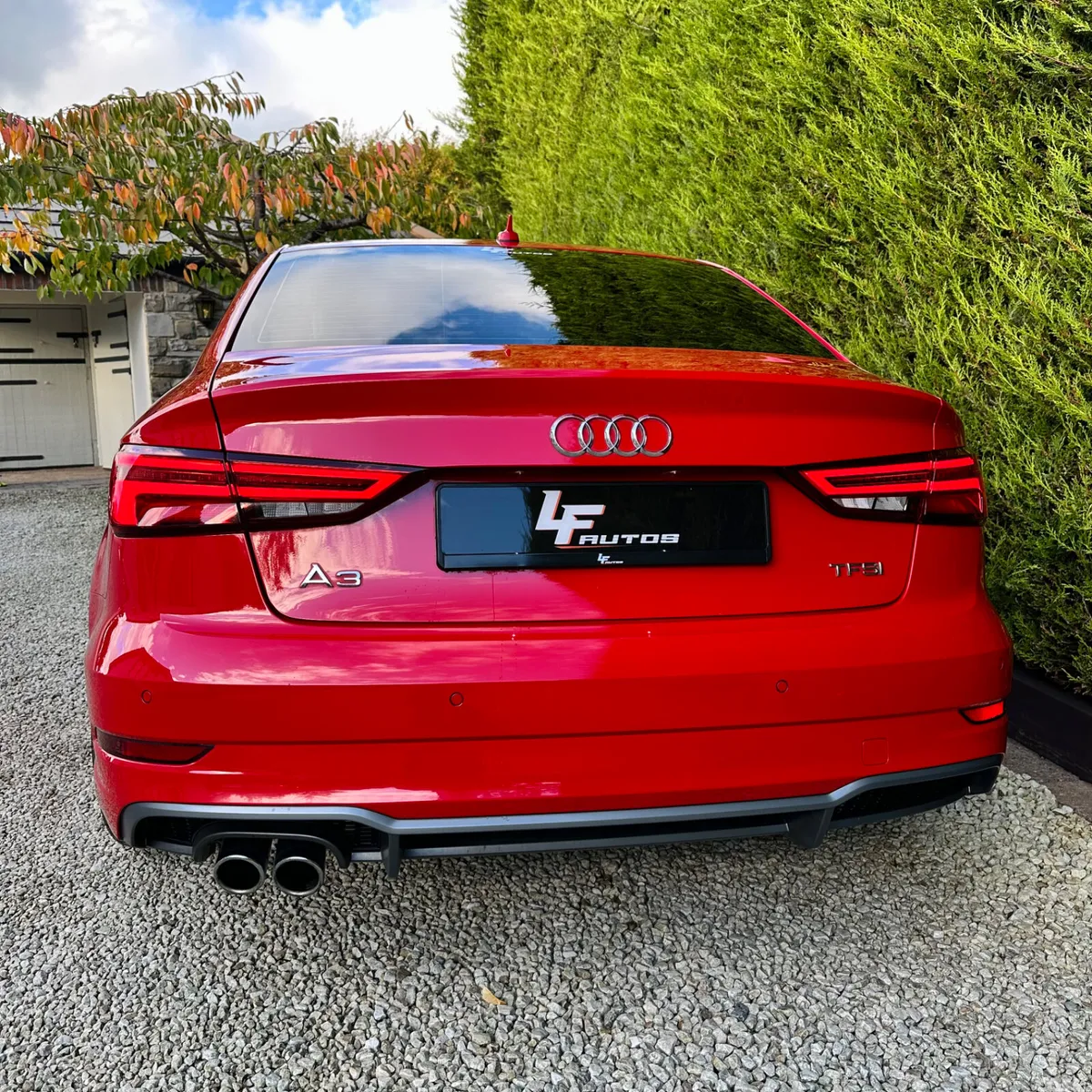 Audi A3 Saloon, Petrol, 2017, Red
