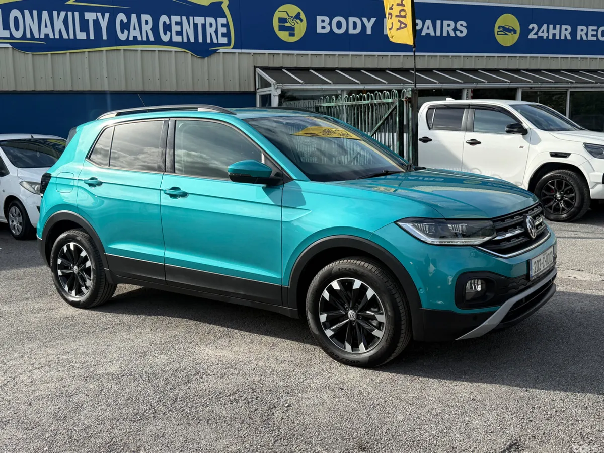 Volkswagen T-Cross Hatchback, Petrol, 2020, Green