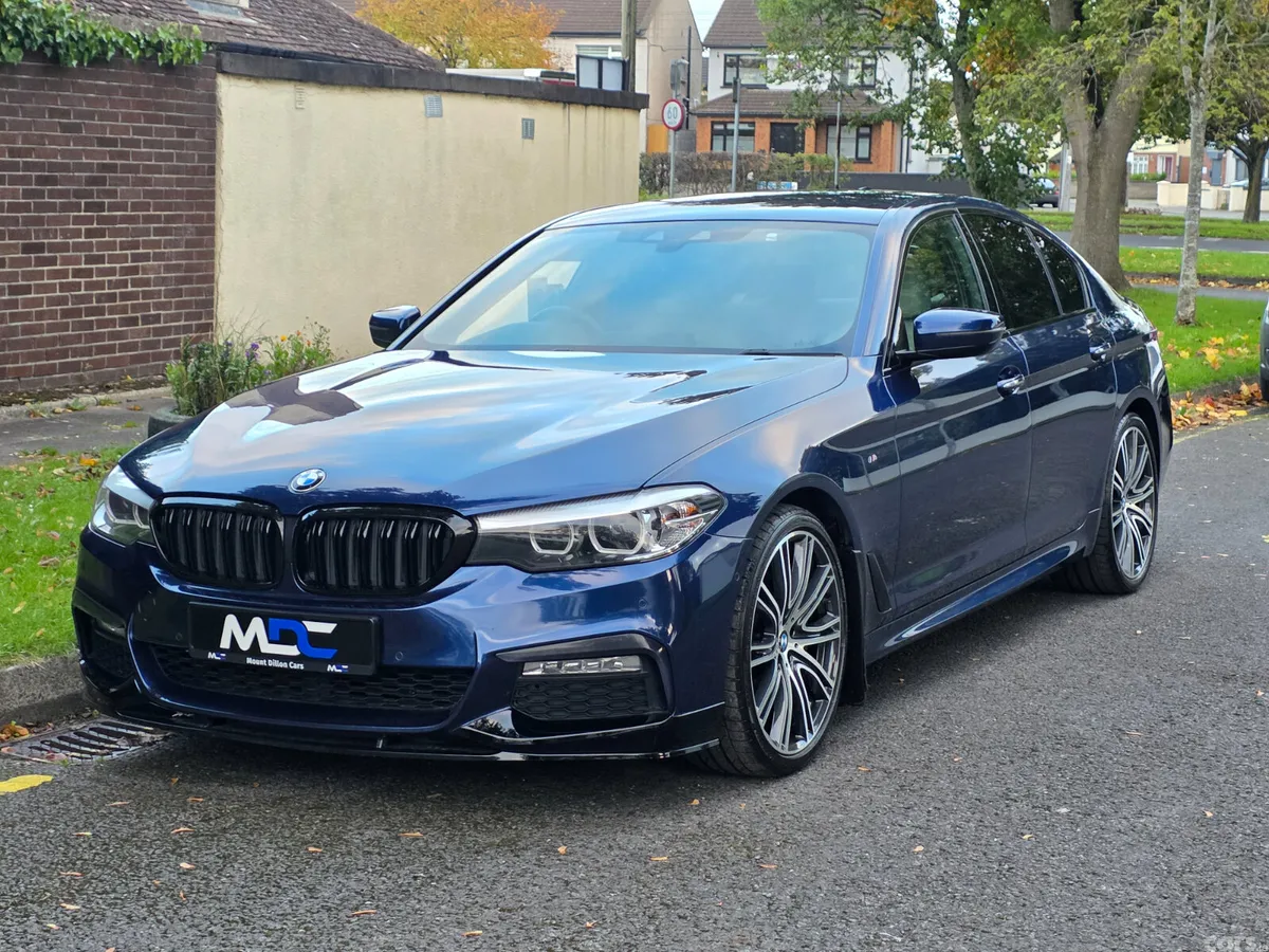 BMW 5-Series Saloon, Diesel, 2018, Blue