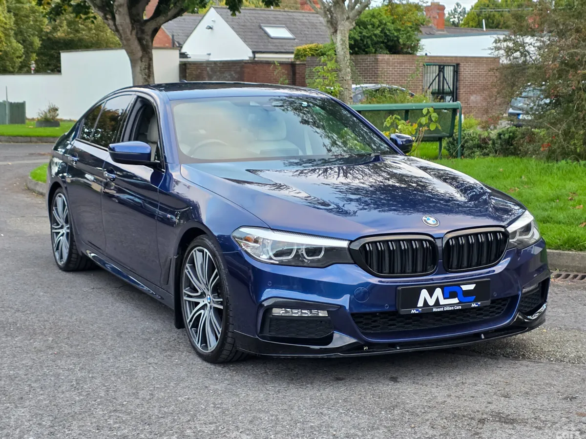BMW 5-Series Saloon, Diesel, 2018, Blue