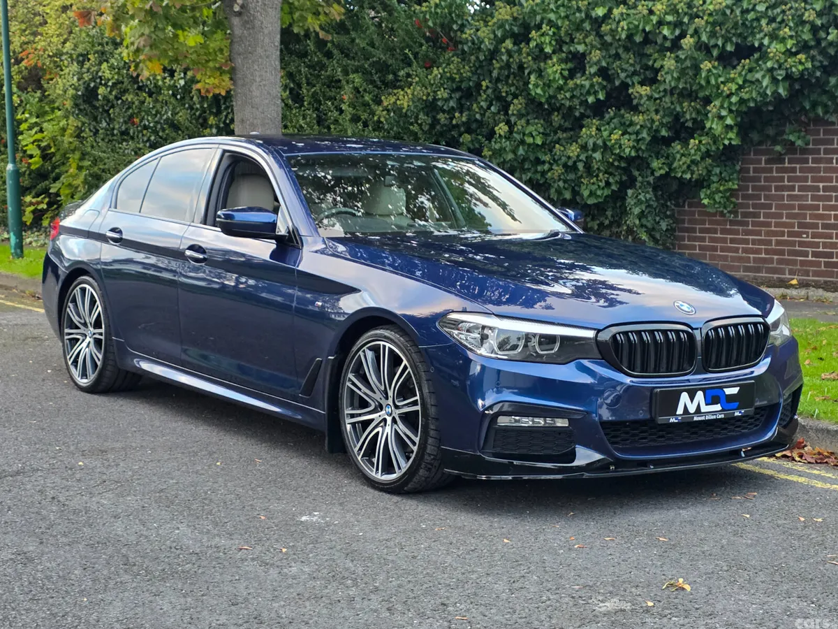 BMW 5-Series Saloon, Diesel, 2018, Blue