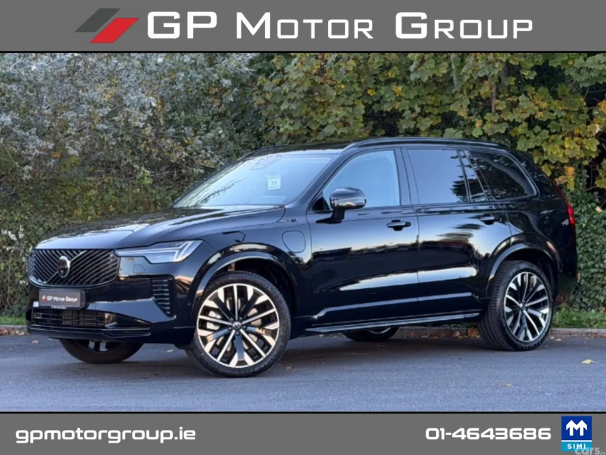 Volvo XC90 Estate, Petrol Plug-in Hybrid, 2025, Black