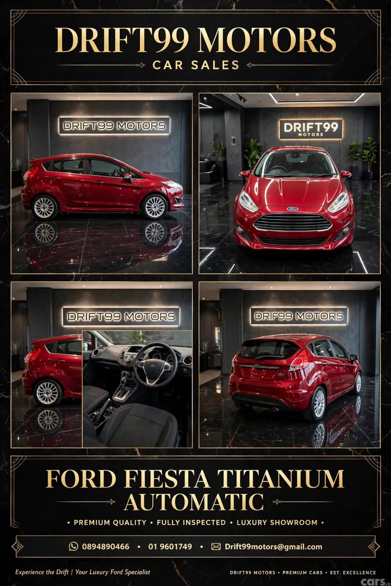 Ford Fiesta Hatchback, Petrol, 2014, Red