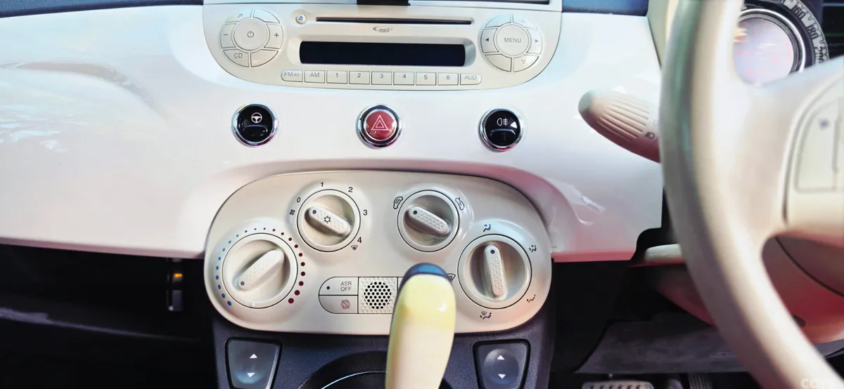 Fiat 500 Hatchback, Petrol, 2014, White