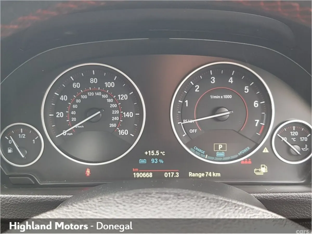 BMW 3-Series Saloon, Petrol Plug-in Hybrid, 2018, Black