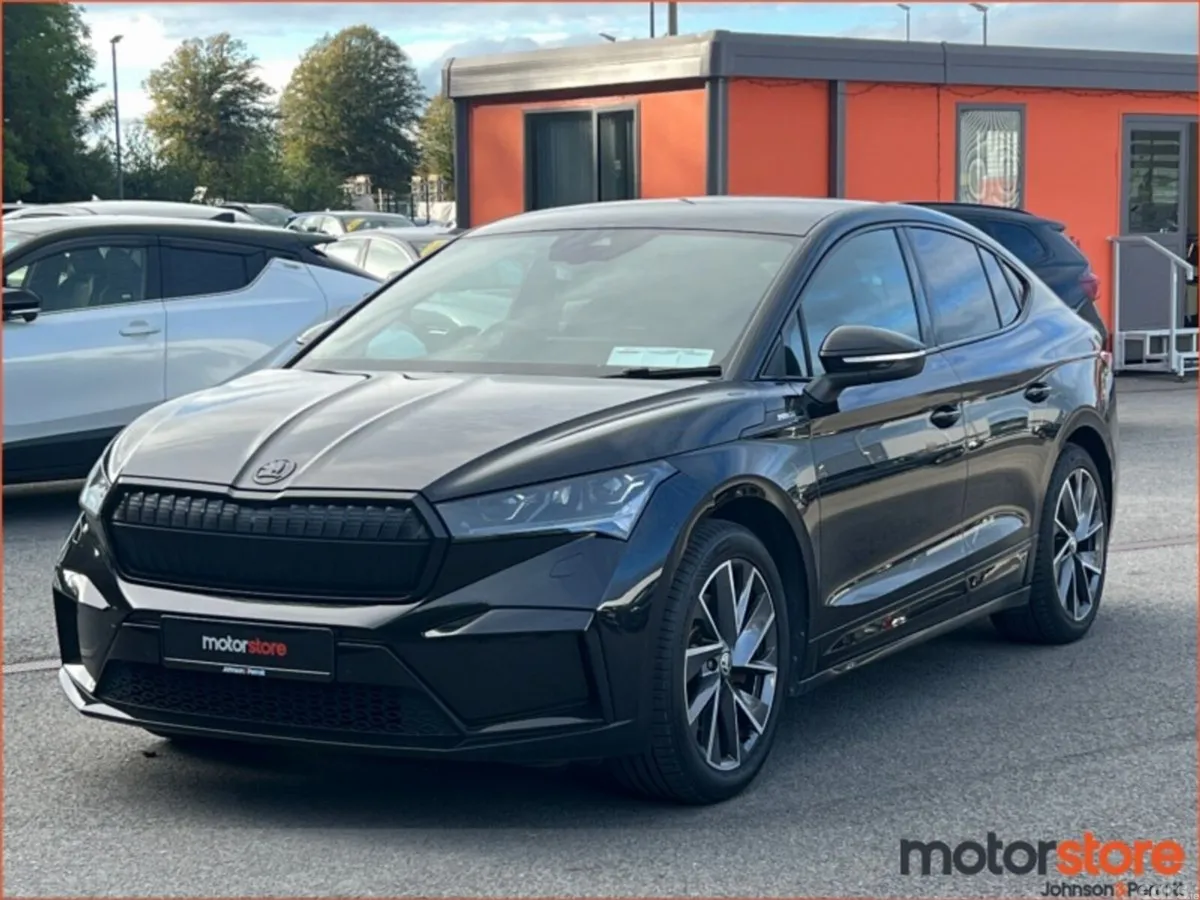 Skoda Enyaq Coupe, Electric, 2024, Black