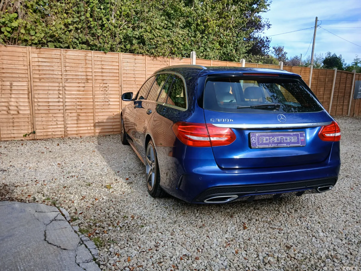 Mercedes-Benz C-Class Estate, Diesel Hybrid, 2015, Blue