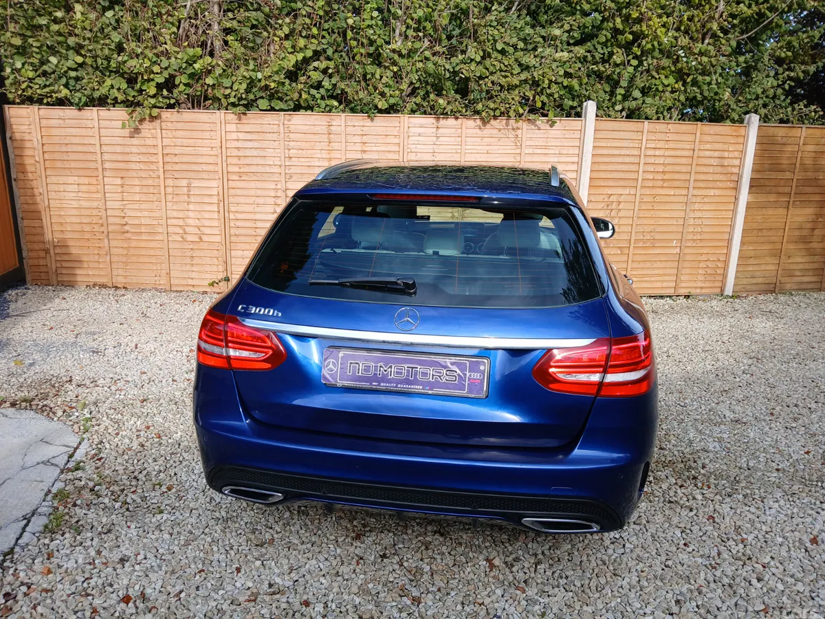 Mercedes-Benz C-Class Estate, Diesel Hybrid, 2015, Blue