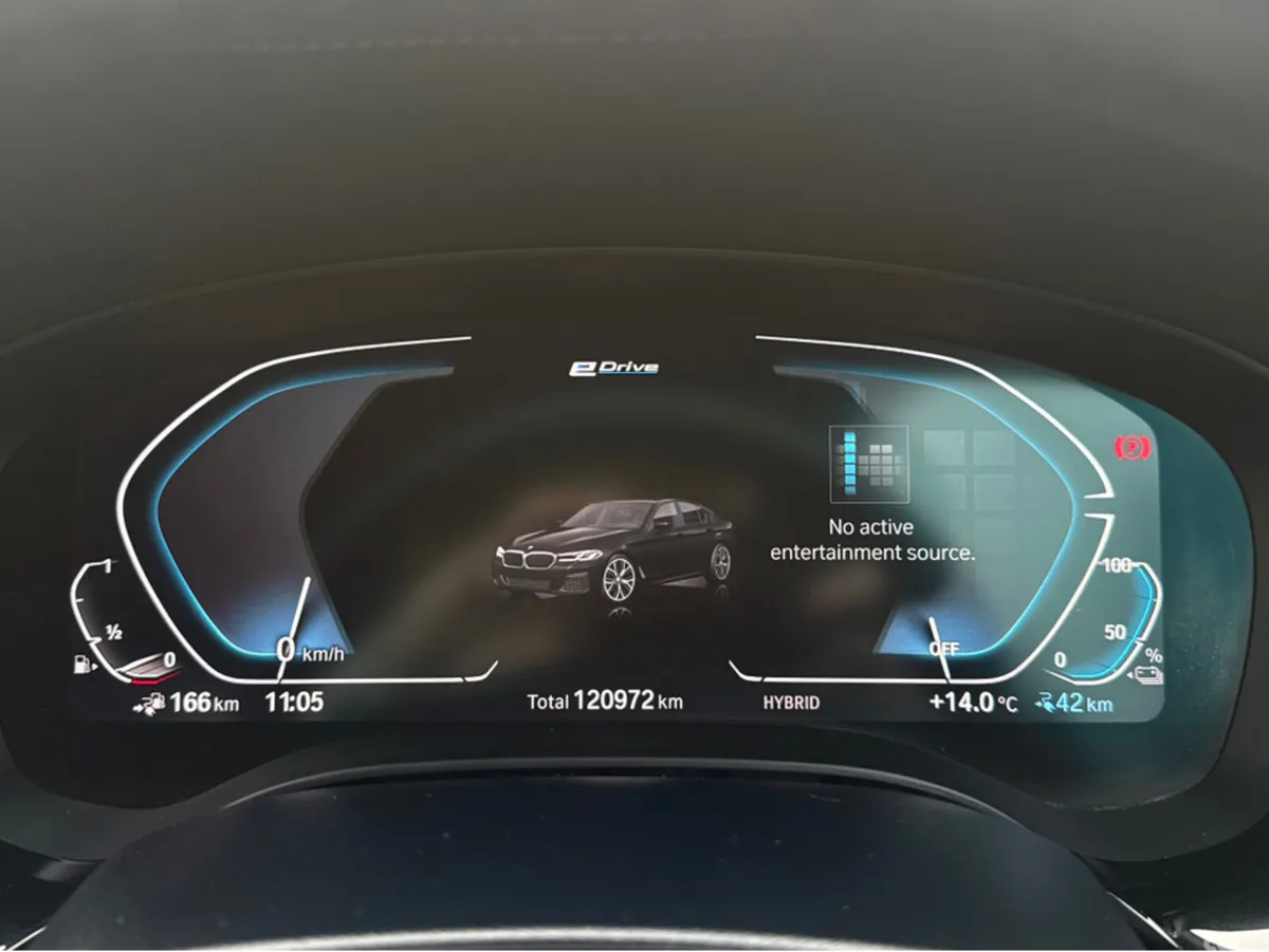 BMW 5-Series Saloon, Petrol Plug-in Hybrid, 2021, Black