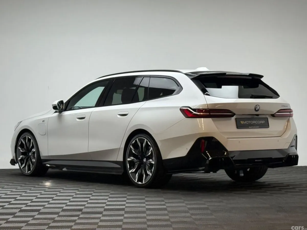 BMW 5-Series Estate, Petrol Plug-in Hybrid, 2025, White