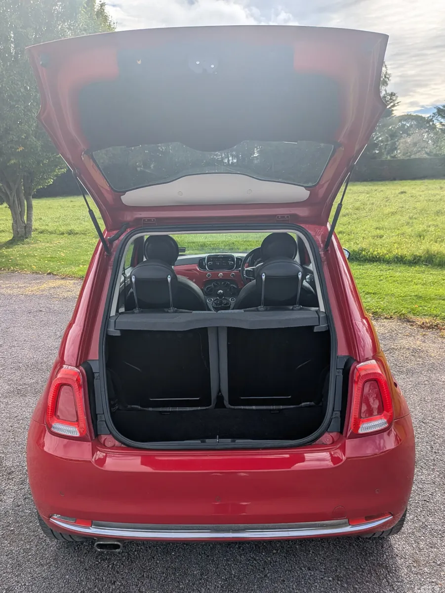 Fiat 500 Hatchback, Petrol, 2016, Red