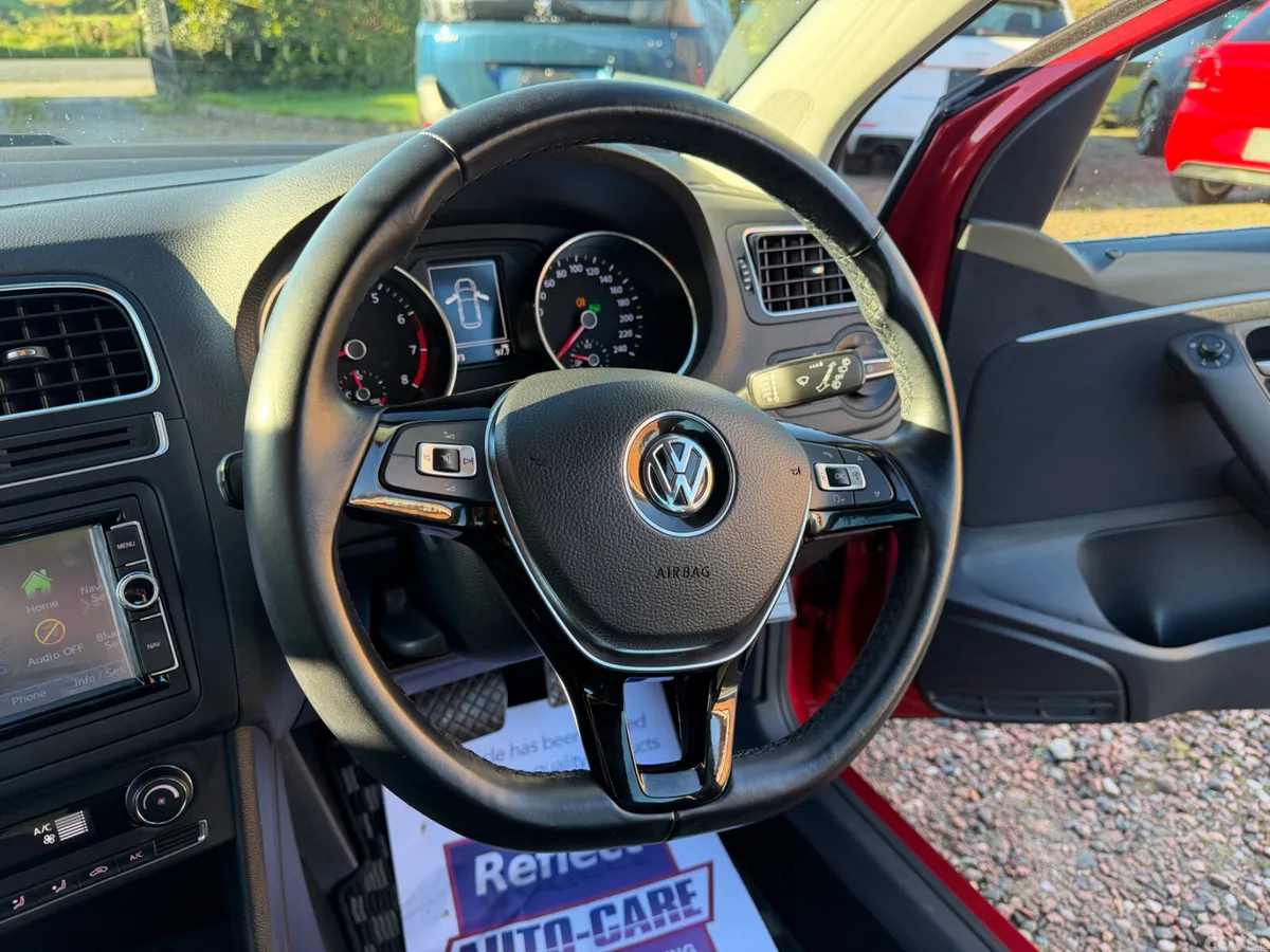 Volkswagen Polo Hatchback, Petrol, 2017, Red