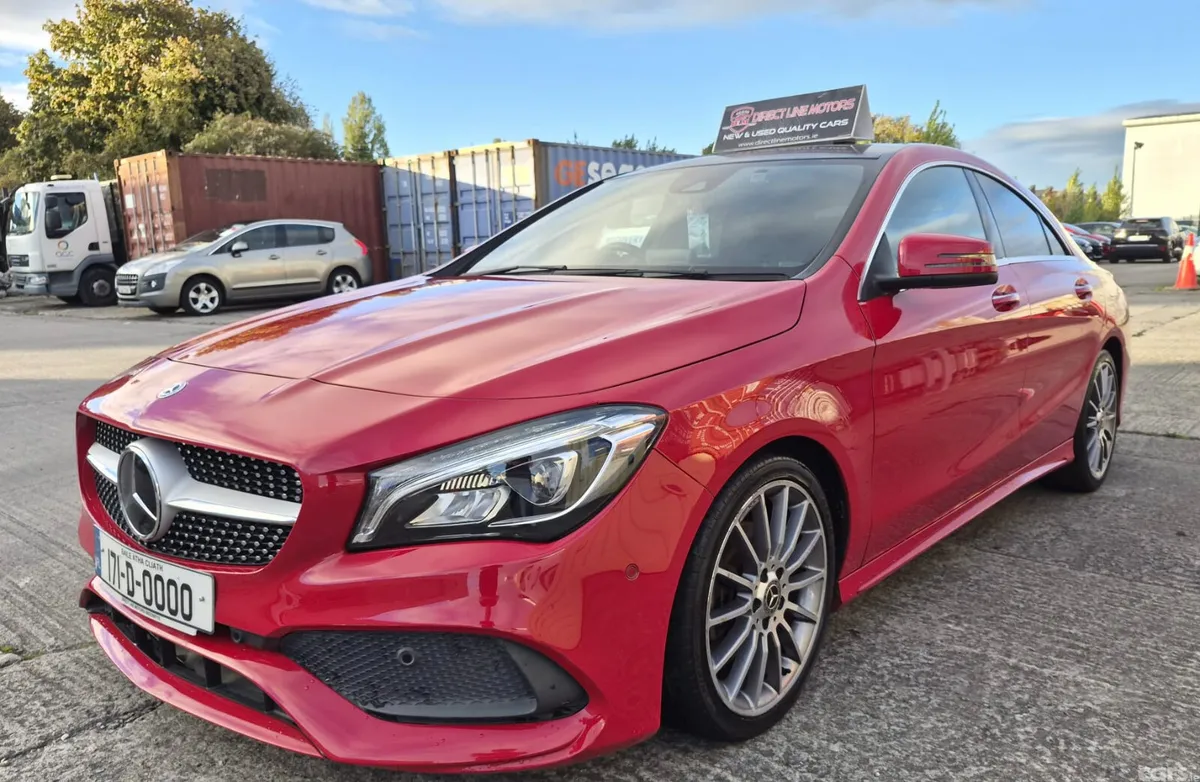 Mercedes-Benz CLA Saloon, Petrol, 2017, Red