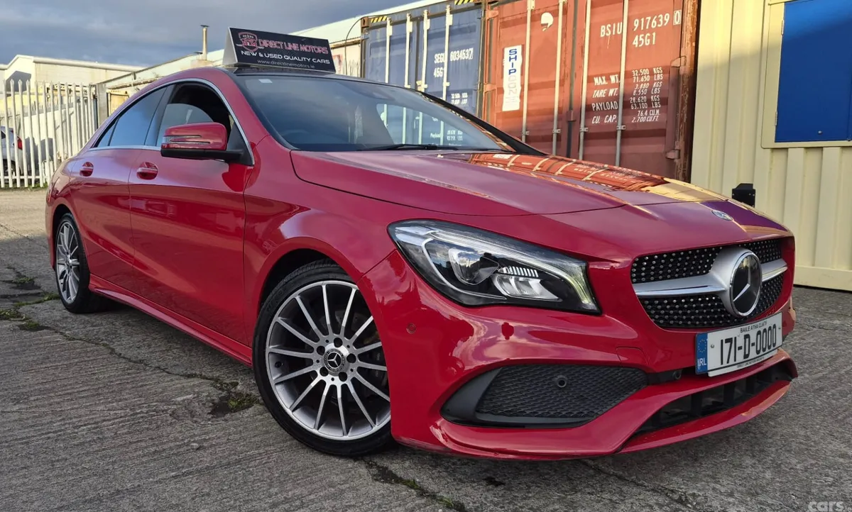 Mercedes-Benz CLA Saloon, Petrol, 2017, Red