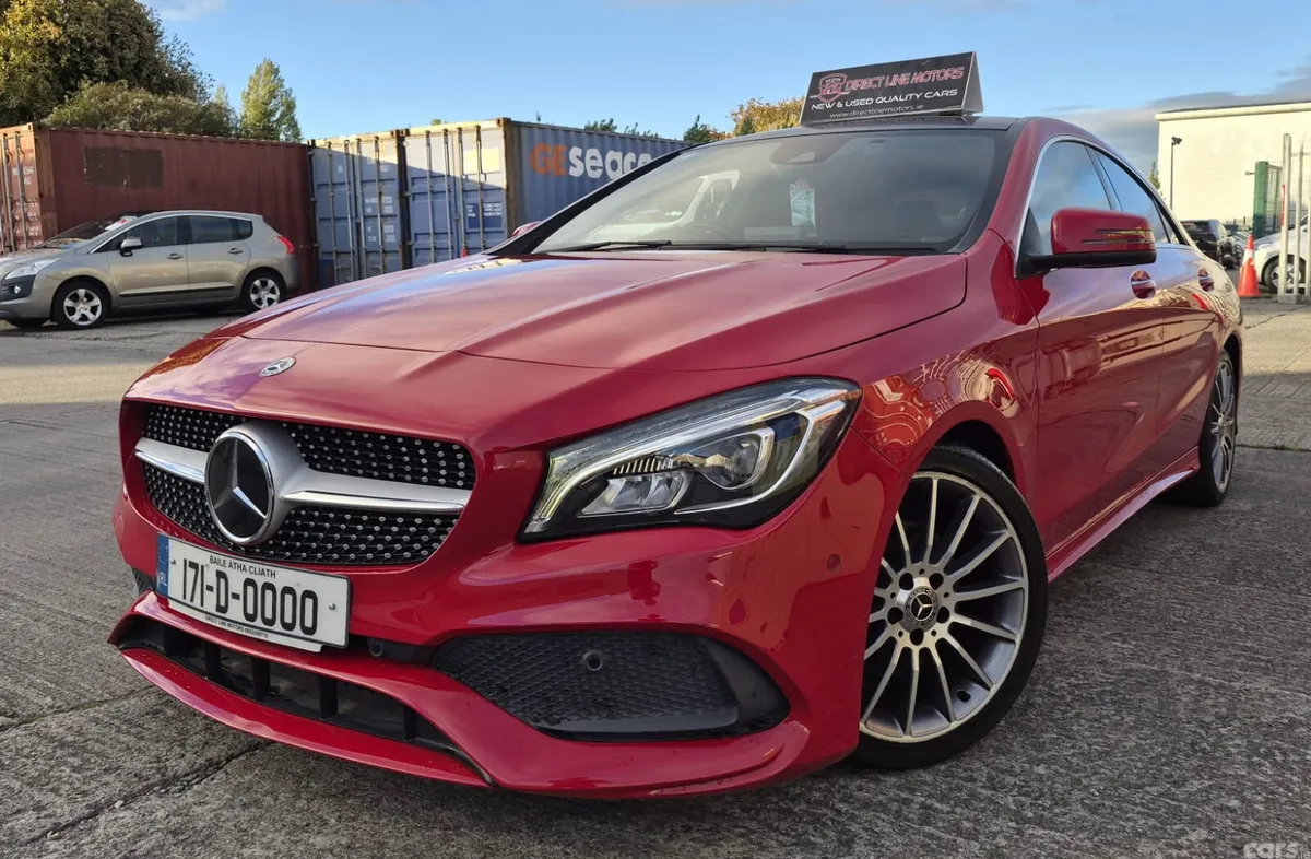 Mercedes-Benz CLA Saloon, Petrol, 2017, Red