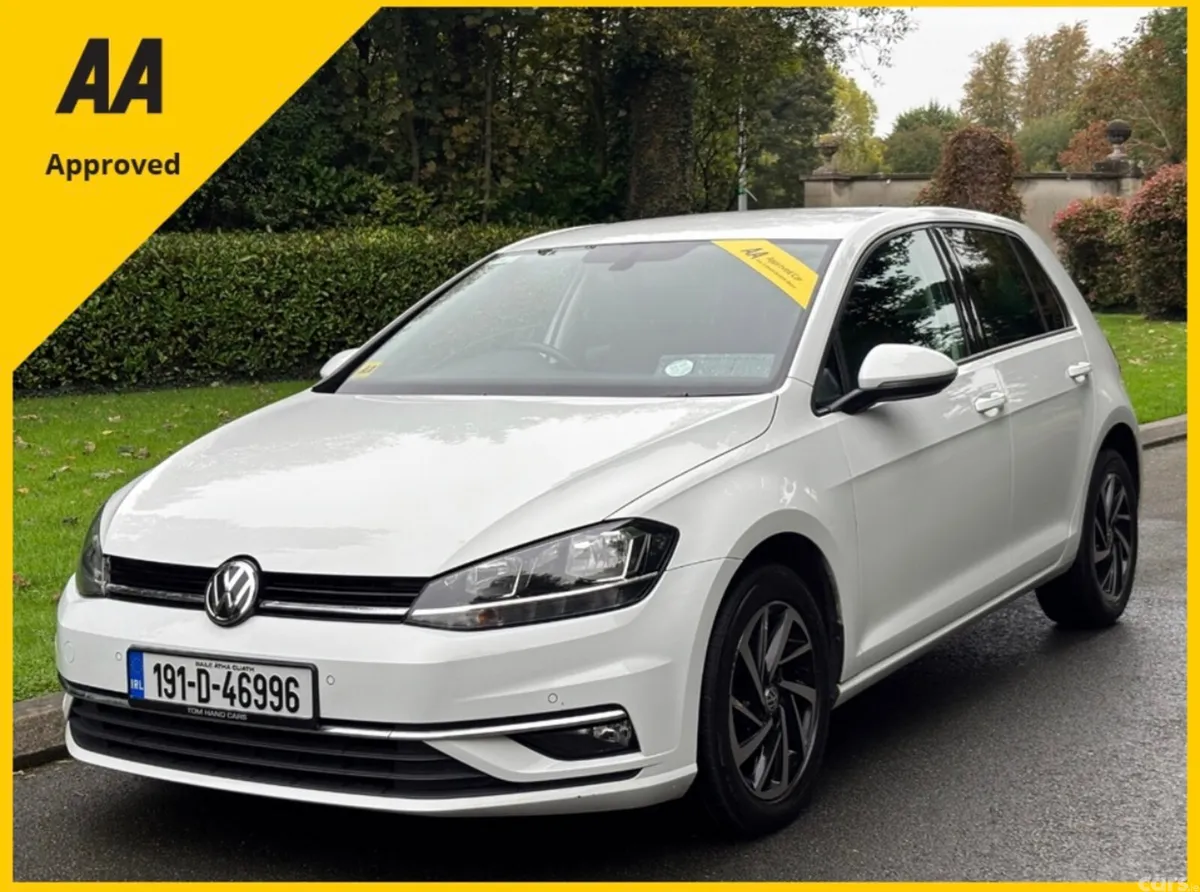 Volkswagen Golf Hatchback, Diesel, 2019, White