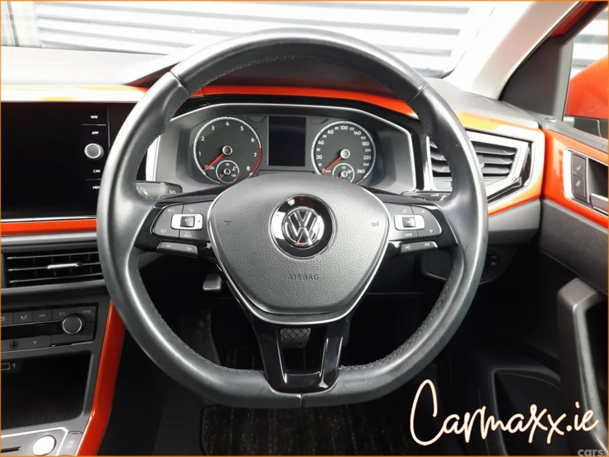 Volkswagen Polo Hatchback, Petrol, 2020, Orange