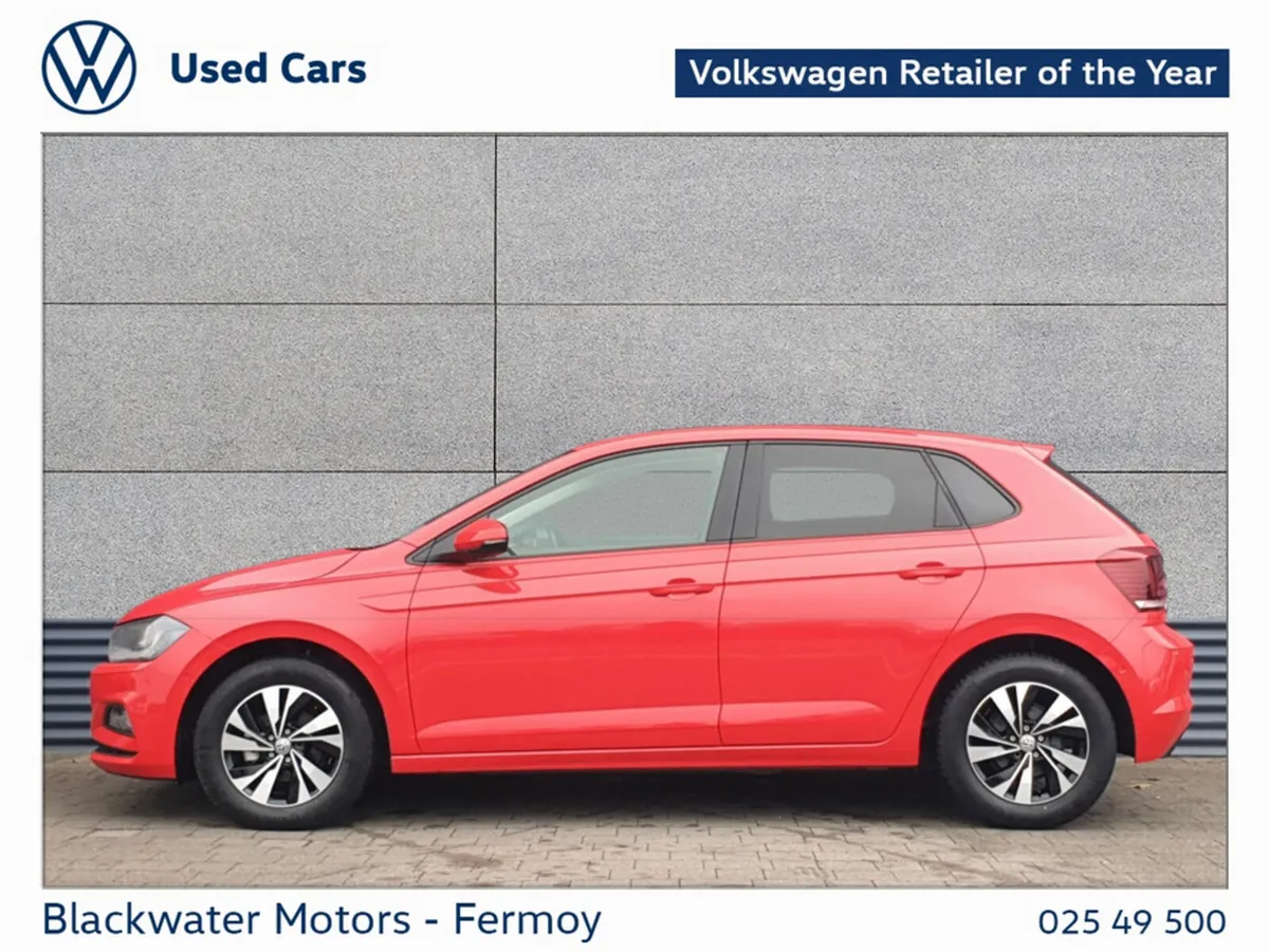 Volkswagen Polo Hatchback, Petrol, 2019, Red
