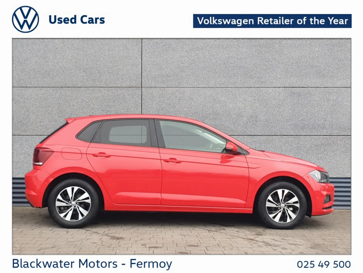 Volkswagen Polo Hatchback, Petrol, 2019, Red