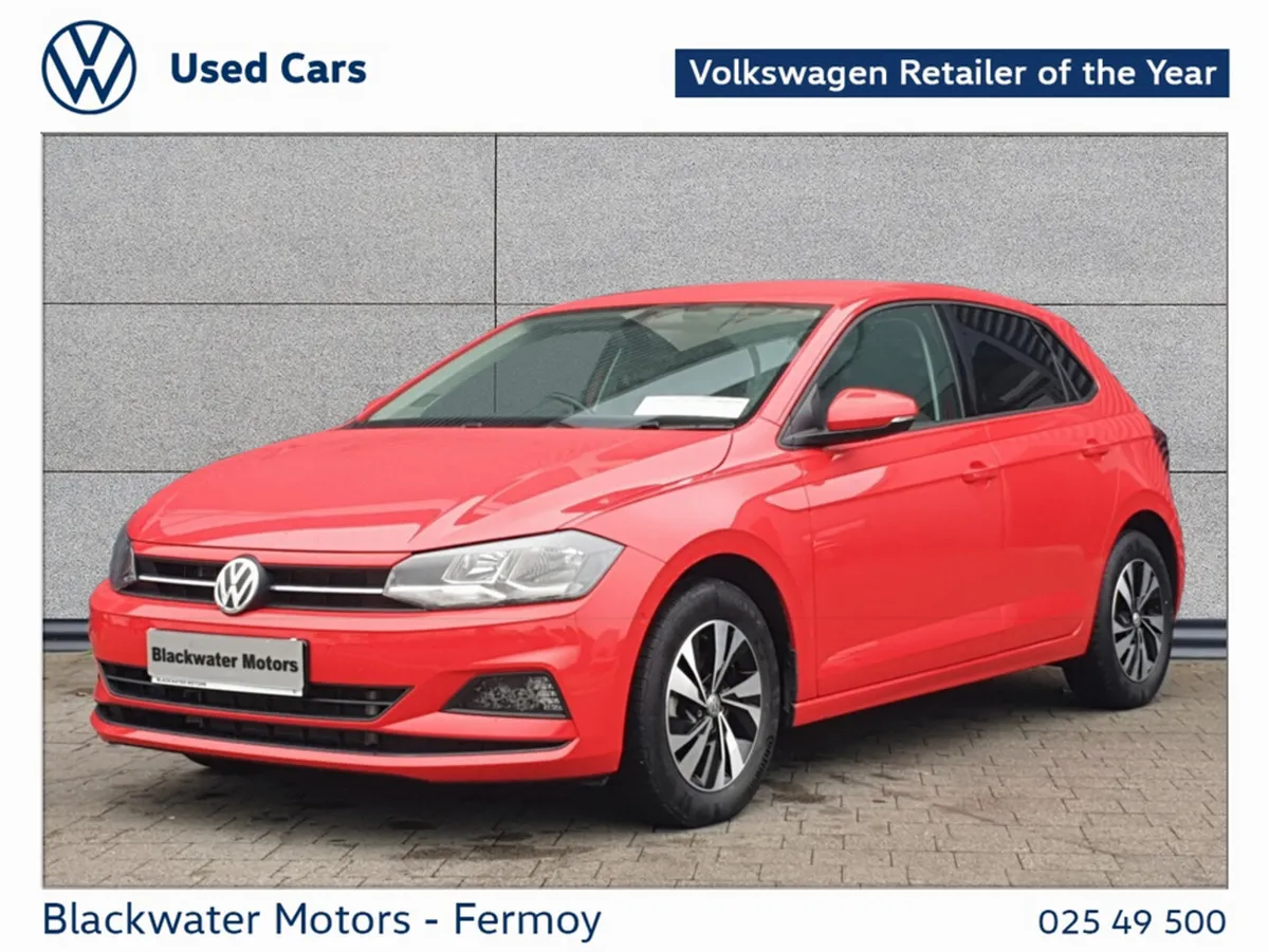 Volkswagen Polo Hatchback, Petrol, 2019, Red
