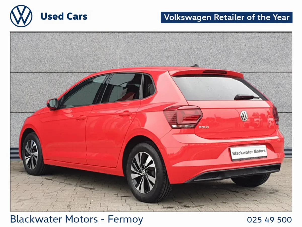 Volkswagen Polo Hatchback, Petrol, 2019, Red