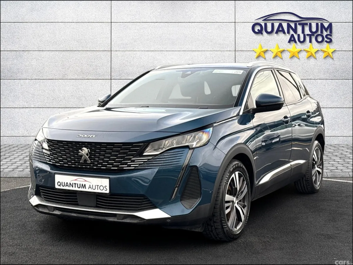 Peugeot 3008 SUV, Petrol Plug-in Hybrid, 2021, Blue