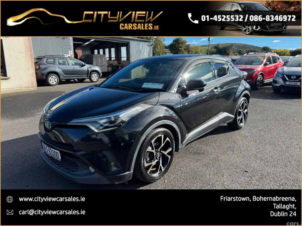Toyota C-HR Hatchback, Petrol Hybrid, 2018, Black