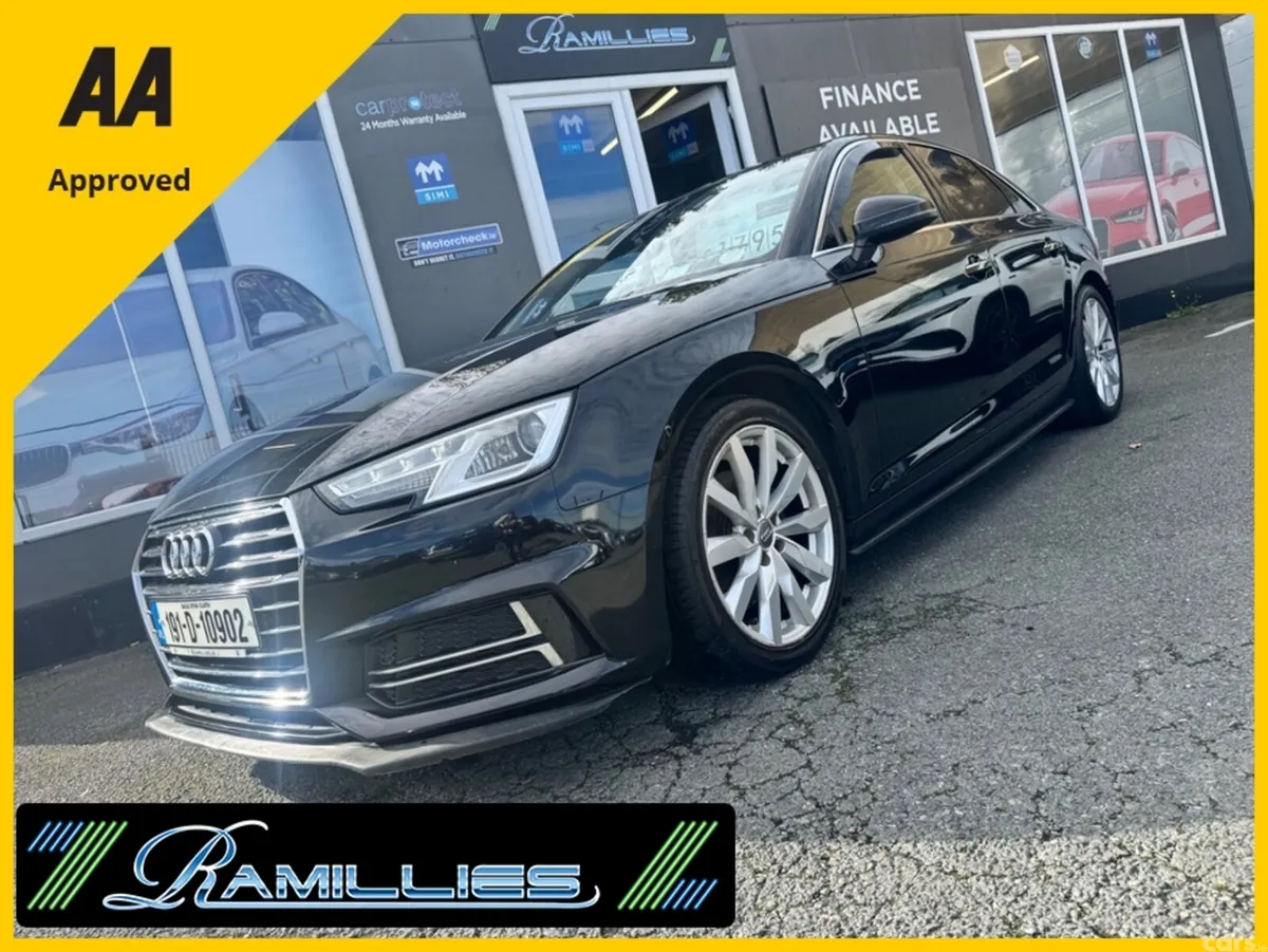 Audi A4 Saloon, Diesel, 2019, Black