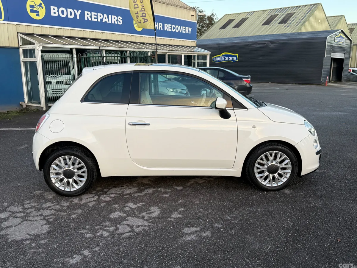 Fiat 500 Hatchback, Petrol, 2015, White