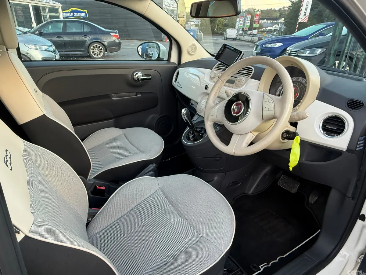Fiat 500 Hatchback, Petrol, 2015, White