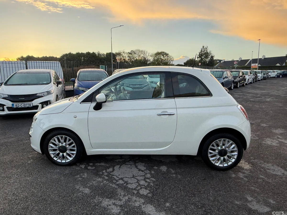 Fiat 500 Hatchback, Petrol, 2015, White