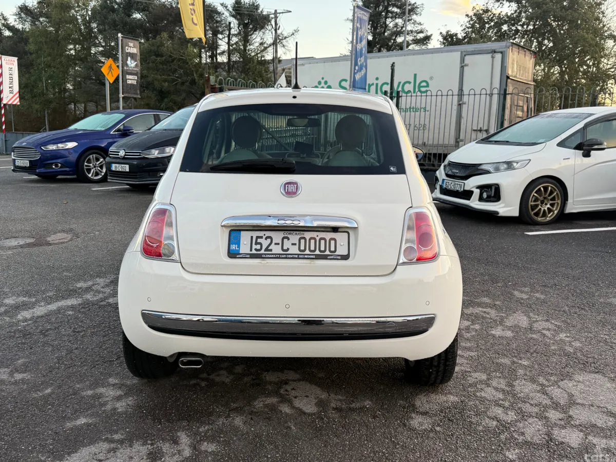 Fiat 500 Hatchback, Petrol, 2015, White