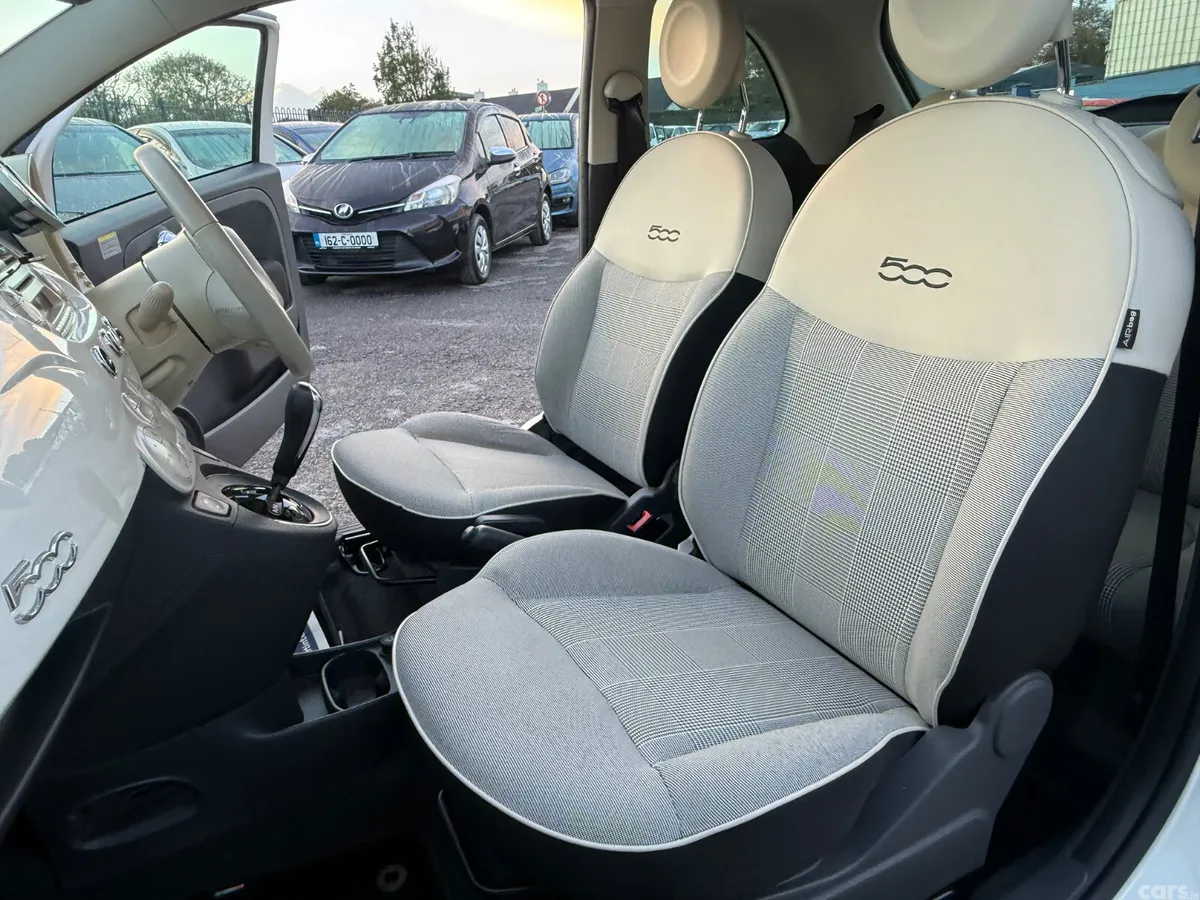 Fiat 500 Hatchback, Petrol, 2015, White