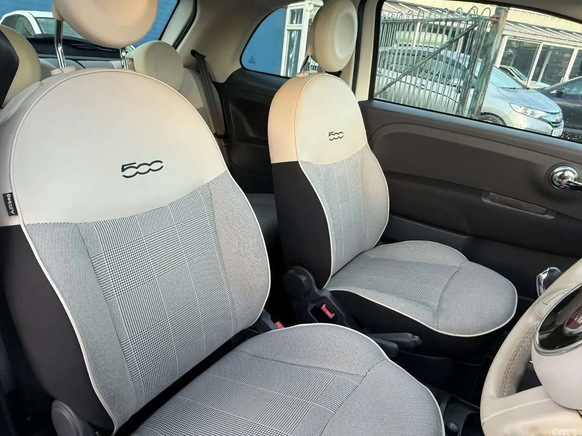 Fiat 500 Hatchback, Petrol, 2015, White