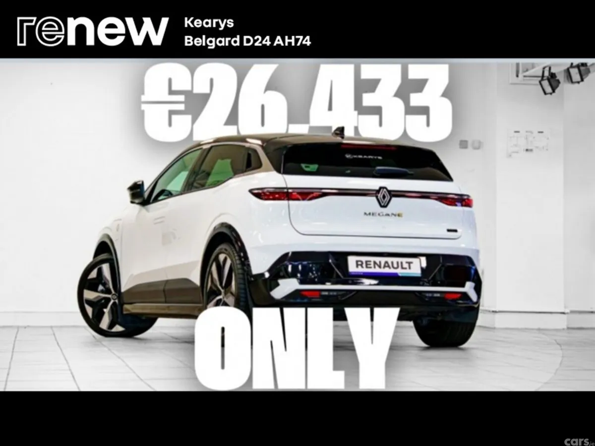 Renault Megane E-Tech Hatchback, Electric, 2024, White