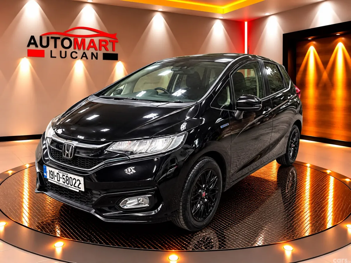 Honda Fit Hatchback, Petrol Hybrid, 2019, Black