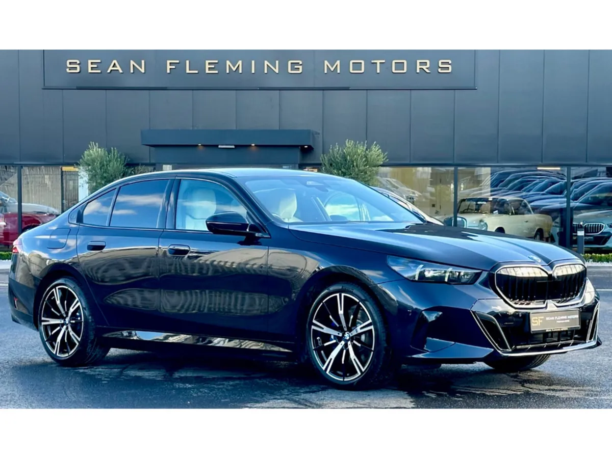 BMW 5-Series Saloon, Petrol Hybrid, 2026, Black
