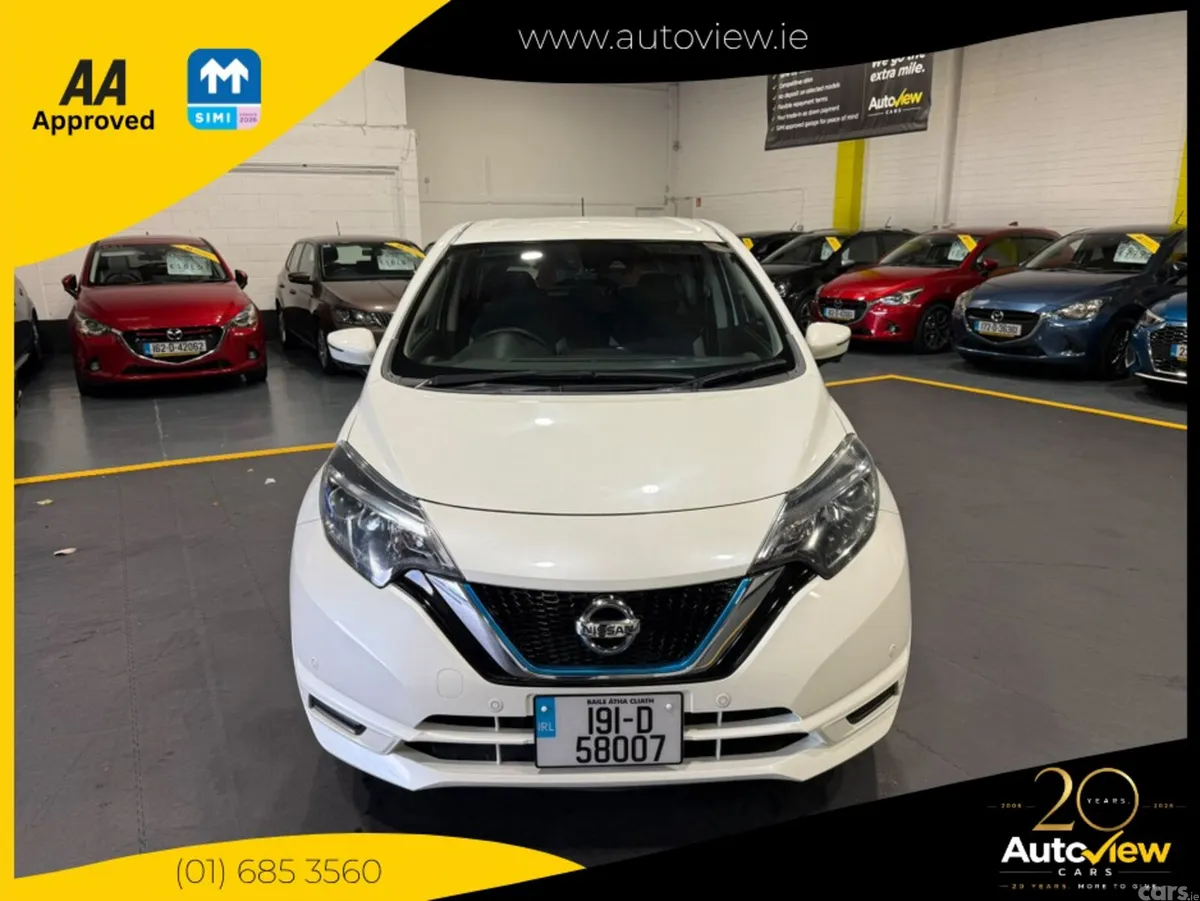 Nissan Note Hatchback, Petrol Hybrid, 2019, White