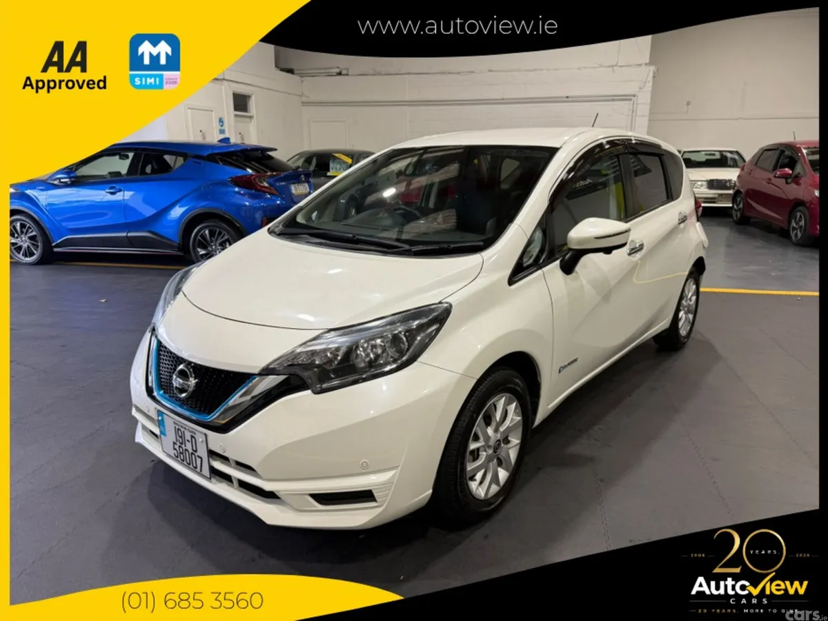 Nissan Note Hatchback, Petrol Hybrid, 2019, White