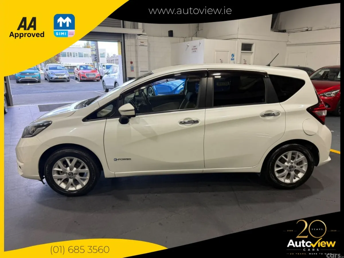 Nissan Note Hatchback, Petrol Hybrid, 2019, White