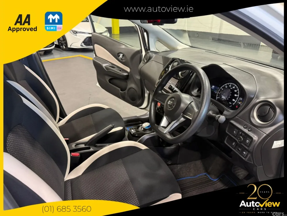 Nissan Note Hatchback, Petrol Hybrid, 2019, White