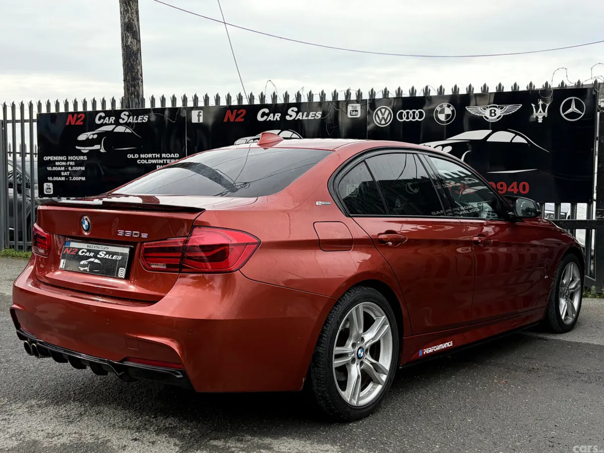 BMW 3-Series Saloon, Petrol Plug-in Hybrid, 2018, Orange
