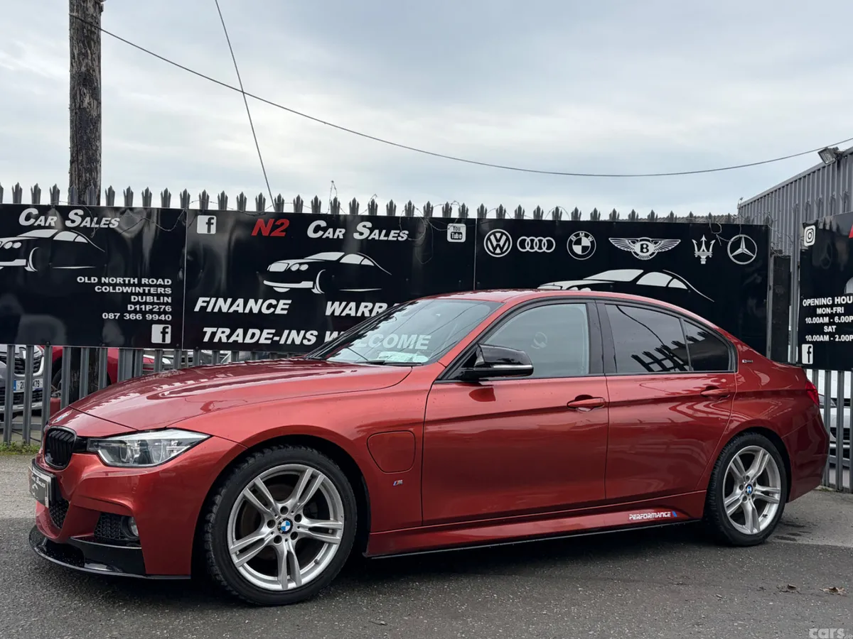BMW 3-Series Saloon, Petrol Plug-in Hybrid, 2018, Orange