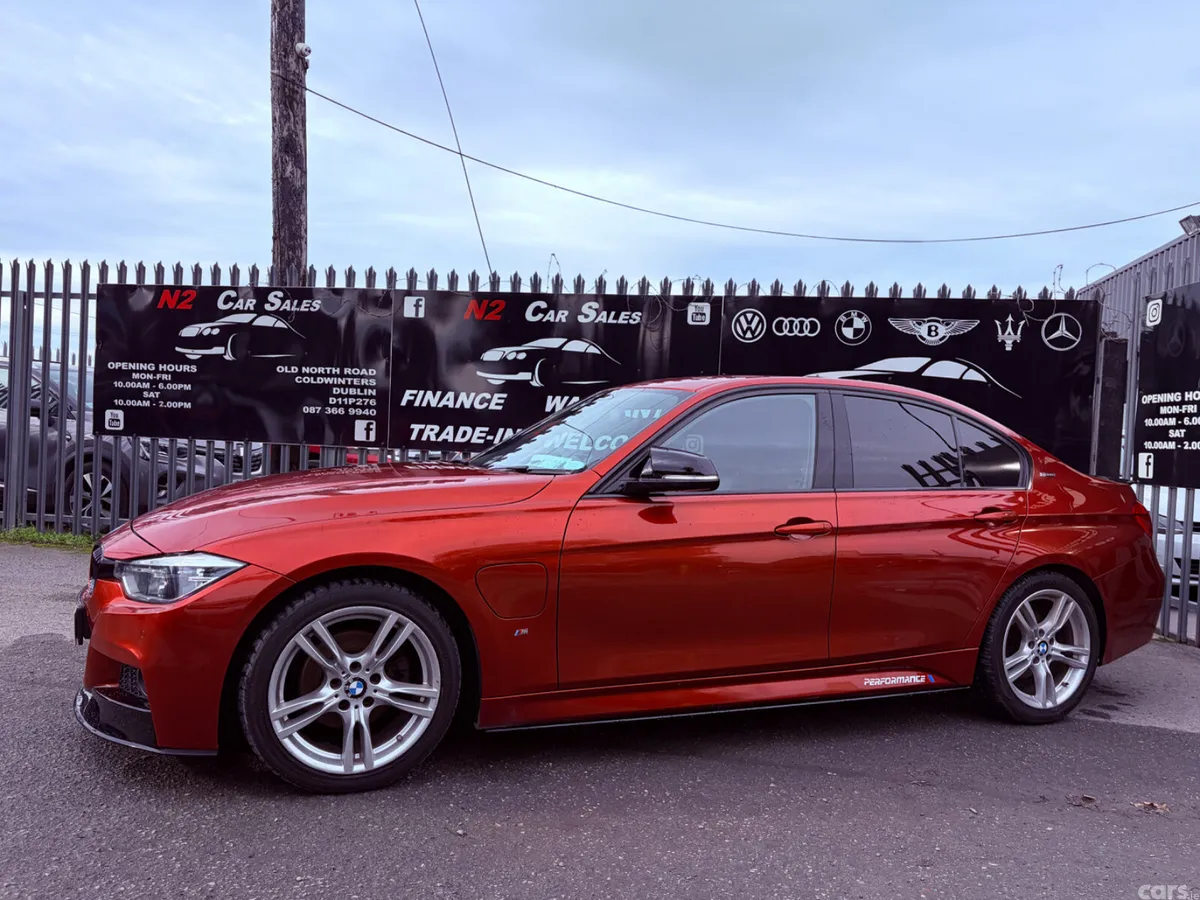 BMW 3-Series Saloon, Petrol Plug-in Hybrid, 2018, Orange