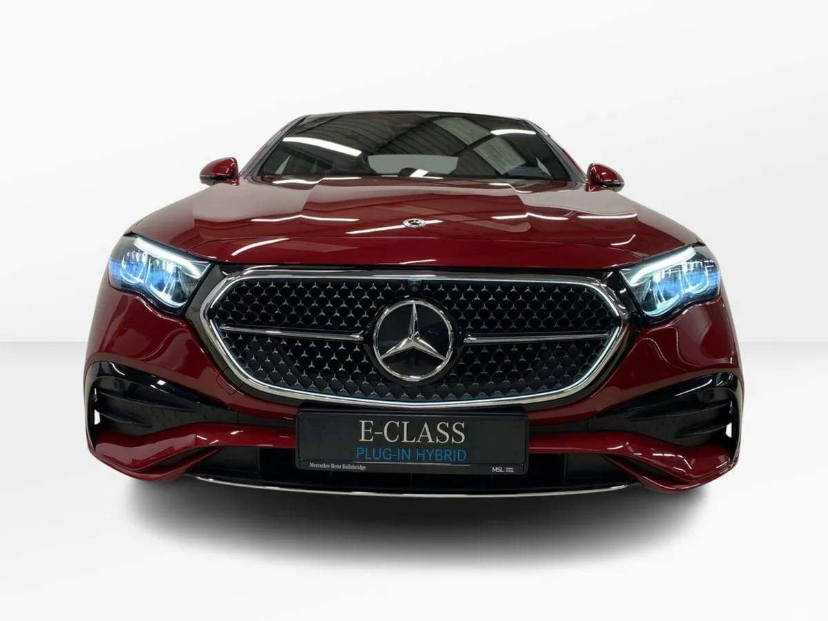 Mercedes-Benz E-Class Saloon, Petrol Plug-in Hybrid, 2026, Red