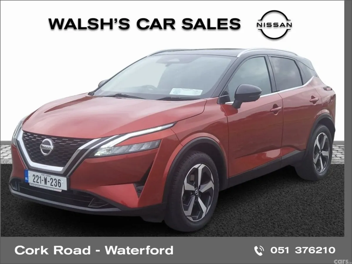 Nissan Qashqai SUV, Petrol, 2022, Red