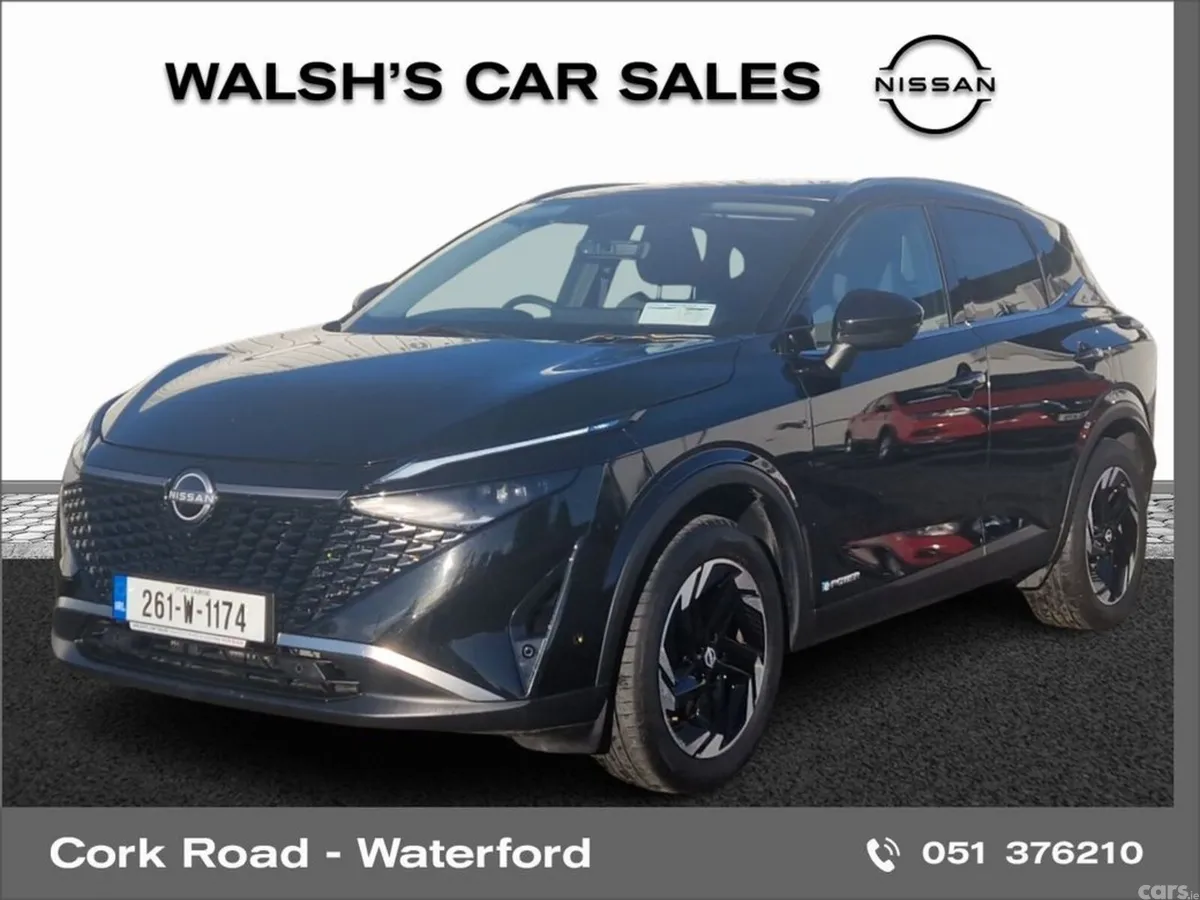 Nissan Qashqai SUV, Petrol Hybrid, 2026, Black